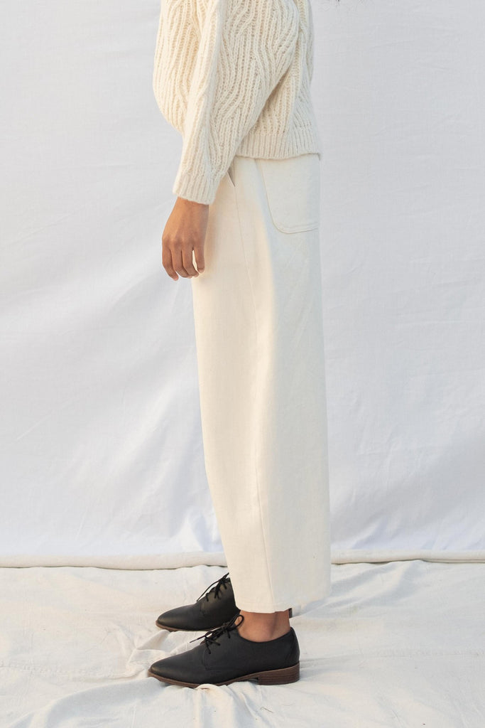 Barrel Pant, Cream