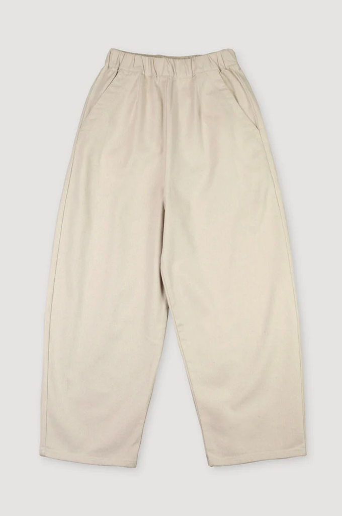 Barrel Pant, Cream