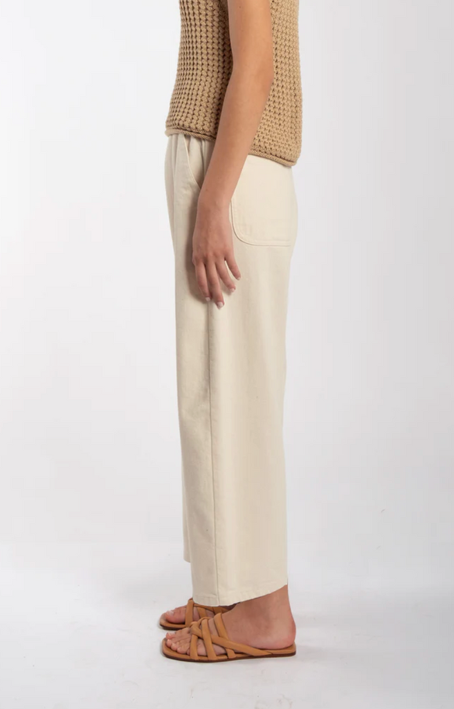 Barrel Pant, Cream