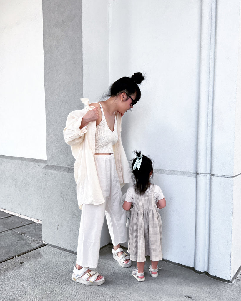 Oversized Overlay, Kinari, Wrinkled Cotton