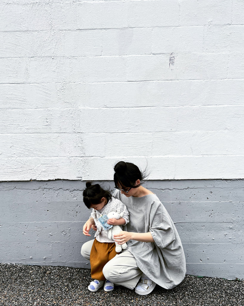 Oatmeal Coarse Cotton Pants